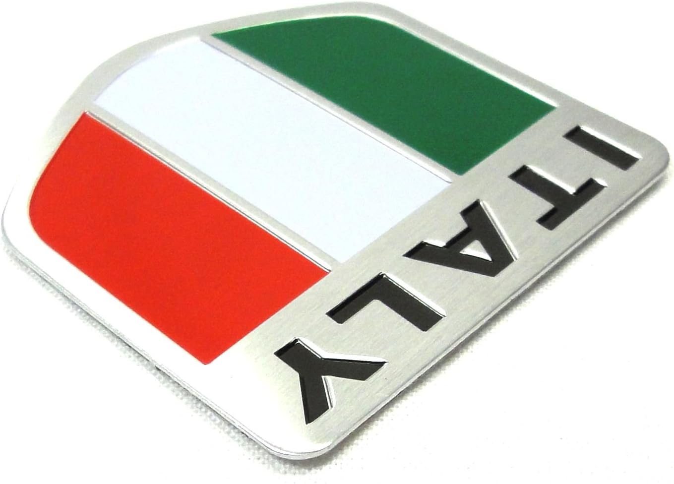 Amazon イタリア 伊 国旗エンブレム ステッカー 2タイプ トリコローレ2種類セット 樹脂盛りミニステッカー2個付き ステッカー デカール 車 バイク