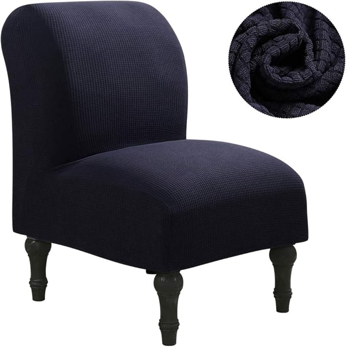 NIBESSER Armless Chair Slipcover Waterproof Accent Chair
