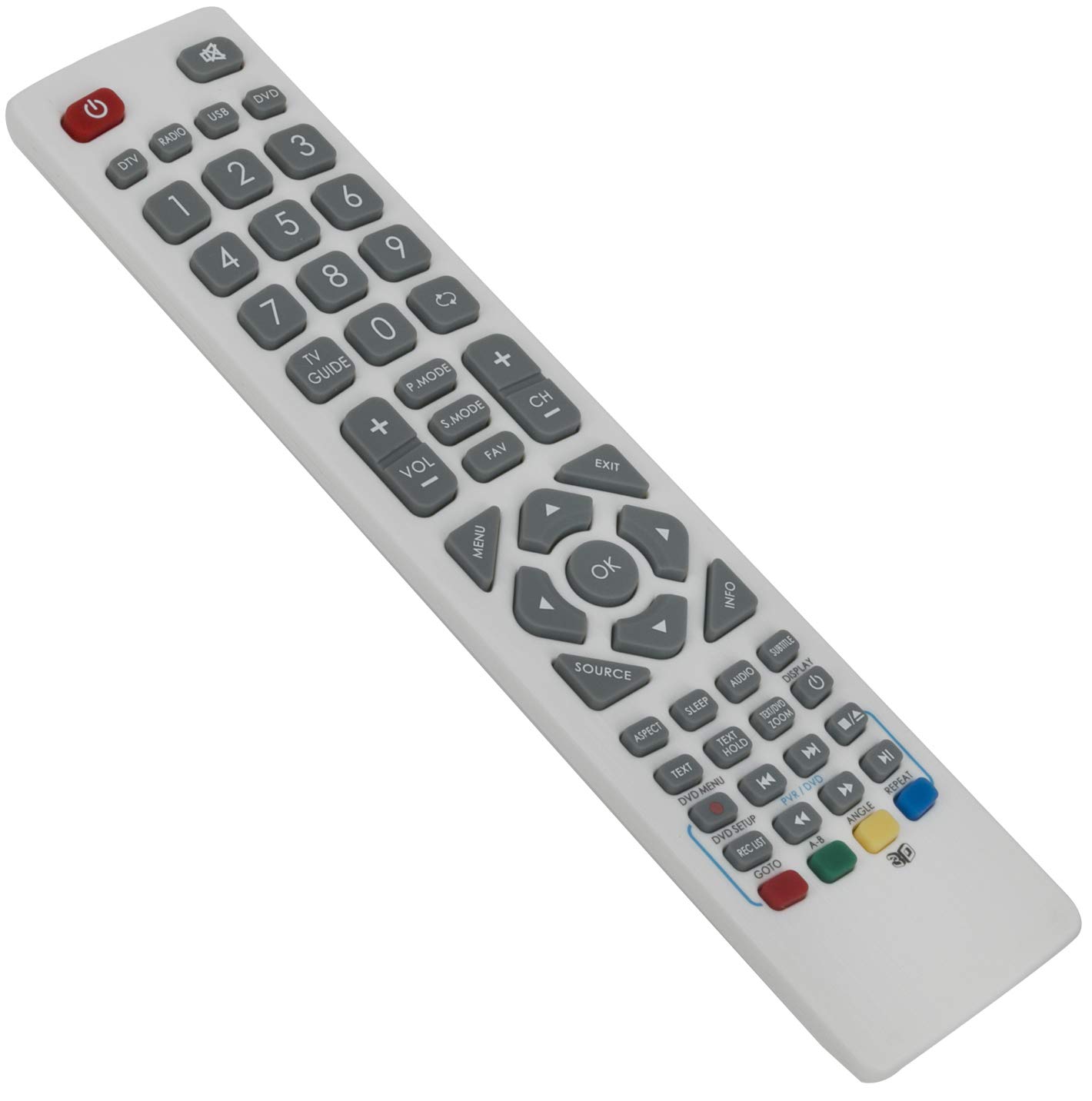 ALLIMITY SHW/RMC/0105 Remote Control Replaced for Sharp Aquos LCD LED 3D HD Smart TV LC-32DHE4042EW LC-22CFE4000EW LC-22CFE4012EW LC-32CFE5111EW LC-32CFE5112EW LC-24CHE4000EW