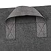 Haoun 5 Pack Fabric Raised Garden Bed,Square Garden Flower Grow Bag Vegetable Planting Bag Planter Pot with Handles for Plants,Flowers,Vegetables - Black