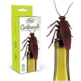 Genuine Fred CORKROACH Roach Wine Bottle Stopper - Reusable Silicone Sealer, Wine Preserver Accessory - Bar Cart Accessory - Funny Stocking Stuffer