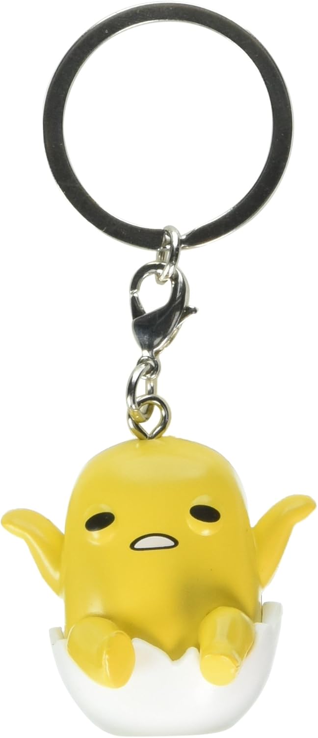 gudetama funko pop keychain