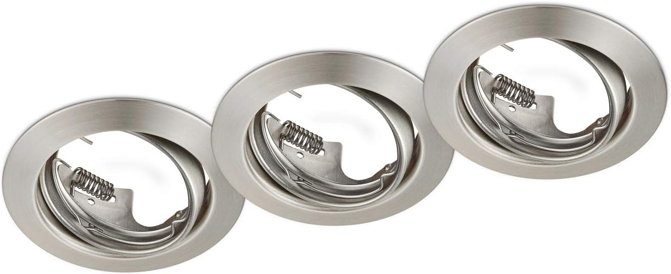 Trio Leuchten Light, Metal, GU10, Matte Nickel, Nickel matt