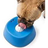 Auraganize Slow Feeder Dog Lick Bowl with Rolling Ball, Dog Enrichment Toy | Slow Feeder Dog Lick Bowl with Rolling Ball &mdash; Reduces bloat, calms anxiety, supports recovery. Food-grade, rinses clean.