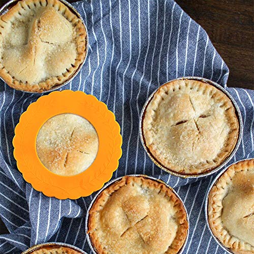 ake Mini Silicone Pie Shield 4Pack, Pie Crust Protector Shield for