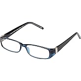 SAV Eyewear (Select-A-Vision) Victoria Klein Fashion Rectangular Reading Glasses 7021 Blue, 3.00