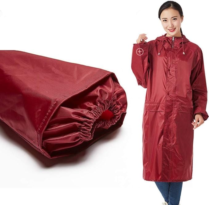 Rainwear For Both Men And Women Adult Hiking Raincoat, Long, Reusable
