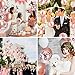 Luxomi Rose Gold Party Decorations Supplies 52 Pack - 18 inch Foil Balloons, Confetti Balloons, Sequin Table Runner, Fringe Curtain and Paper Straws for Bachelorette, Bridal Shower or Birthday Party