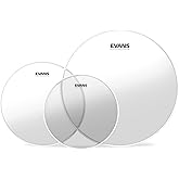 Evans G1 Clear Fusion Tompack Drumheads 10, 12, 14" | Evans tom packs deliver balanced tone, consistent response, durable performance and reliable sound for studio and stage.