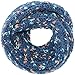 Simplicity 2 Pack Striped Infinity Scarf in Knit Pattern Crochet Circle scarves, Navy