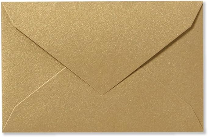 Amazon G C Press ミニメッセージカード用封筒 シャンパンゴールド 62 X 96 Mm 5枚入 メッセージカード シンプル お礼 多目的 お祝い 挨拶状封筒 文房具 オフィス用品