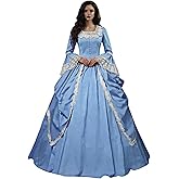 CountryWomen Womens 18th Century Victorian Costume Long Marie Antoinette Masked Ball Gown