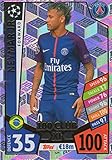 Match ATTAX Champions League 17/18 Neymar JR 100 Club Trading Card - PSG Paris ST-Germain 17/18