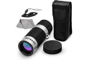 Roxant Monocular Telescope - High Definition Ultra Light Pocket Telescope - includes Compact Monocular, Neck Strap & Cleaning Cloth, Monoculars for Adults, High Powered Handheld Telescope