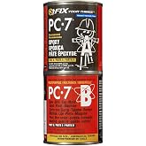 PC Products PC-7 Epoxy Adhesive Paste, Two-Part Heavy Duty, 4 lb in Two Cans, Charcoal Gray 647776 (Pack of 1)