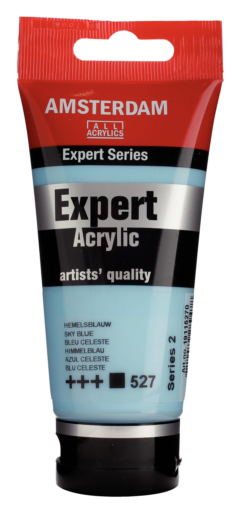 Amsterdam Expert Series Acrylic - Sky Blue 527-75 ml - Artist Quality Pigment - Durable, Flexible, Waterproof - Professional Heavy Body Paint