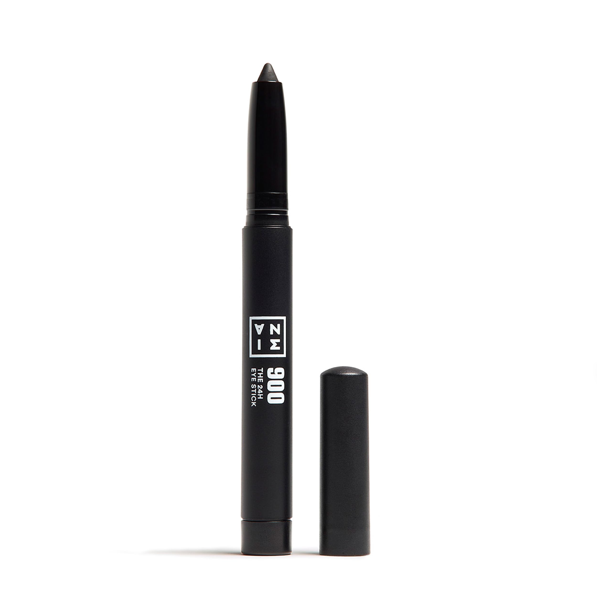 3INA MAKEUP - The 24H Eye Stick 900 - Black Eyeshadow Stick with Creamy Texture - 24H Waterproof - Matte Shimmer & Metallic Finish - Multitaskig Eyeshadow — image 1