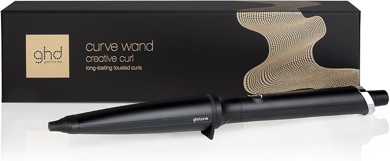Curve creative curl wand, professioneller Lockenstab ohne Klammer, konisch, Blackone, 15.2 x 3.7 cm