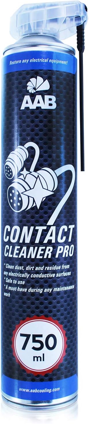 AABCOOLING Contact Cleaner PRO 750ml, Powerful Contact Cleaning Agent, MAF Cleaner, Contact Cleaner Spray, Dust Spray