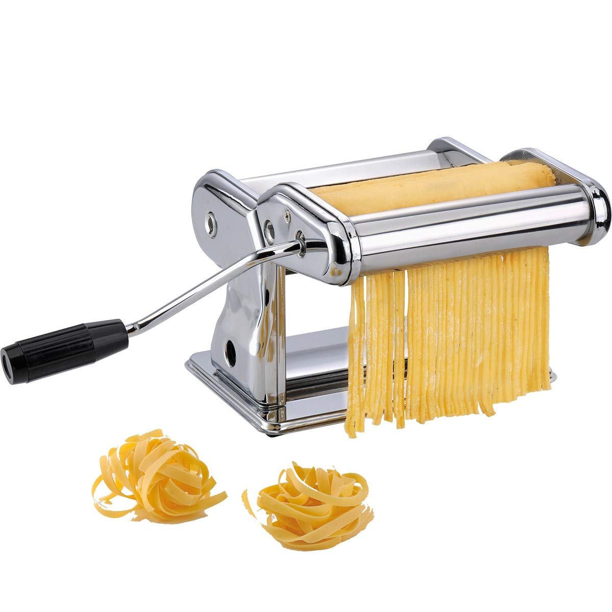 Gefu Pasta Machine, Stainless Steel, 21.4 x 14.5 x 17.7 cm