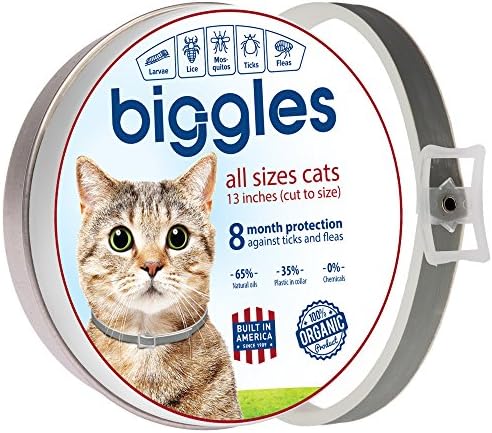 Safe and Effective Pet Collar Pest Control Collars with Essential Oil Prevention for Cats and Kittens Cat Treatment 13 inches 8 Months Protection One Size Fits ALL