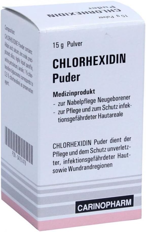Chlorhexidine powder, 15 g Amazon.co.uk Health & Personal Care