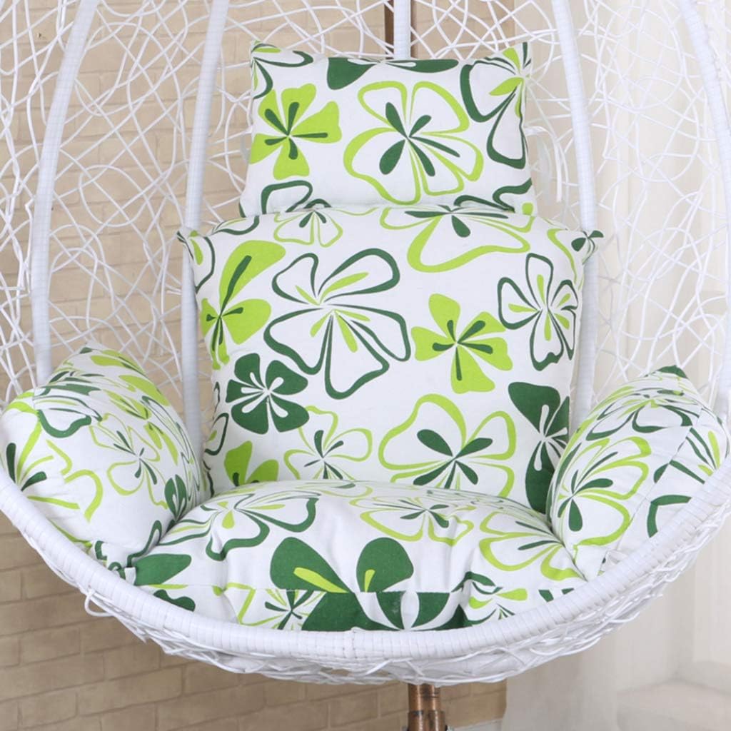 Basket Cushion Individual Large Washable Bird's Nest Swing Mat Chair Cushion Rattan Cradle Padded Upholstery Non-Slip Chair Pads,S