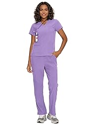 floralhue Scrubs for Women, V-Neck Scrubs Top