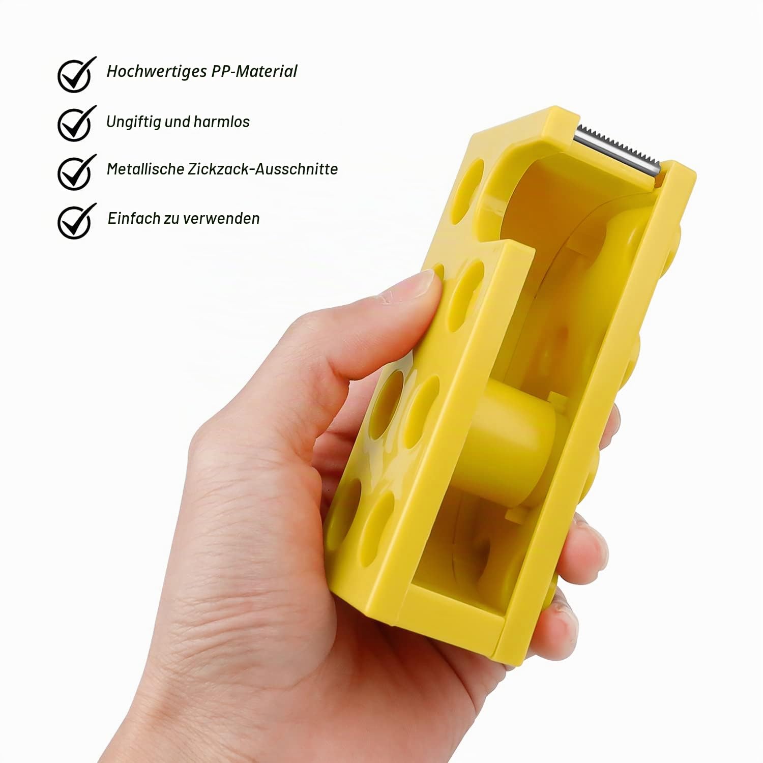 AMONENZ Klebebandspender, Gelb Tesafilm Abroller 4