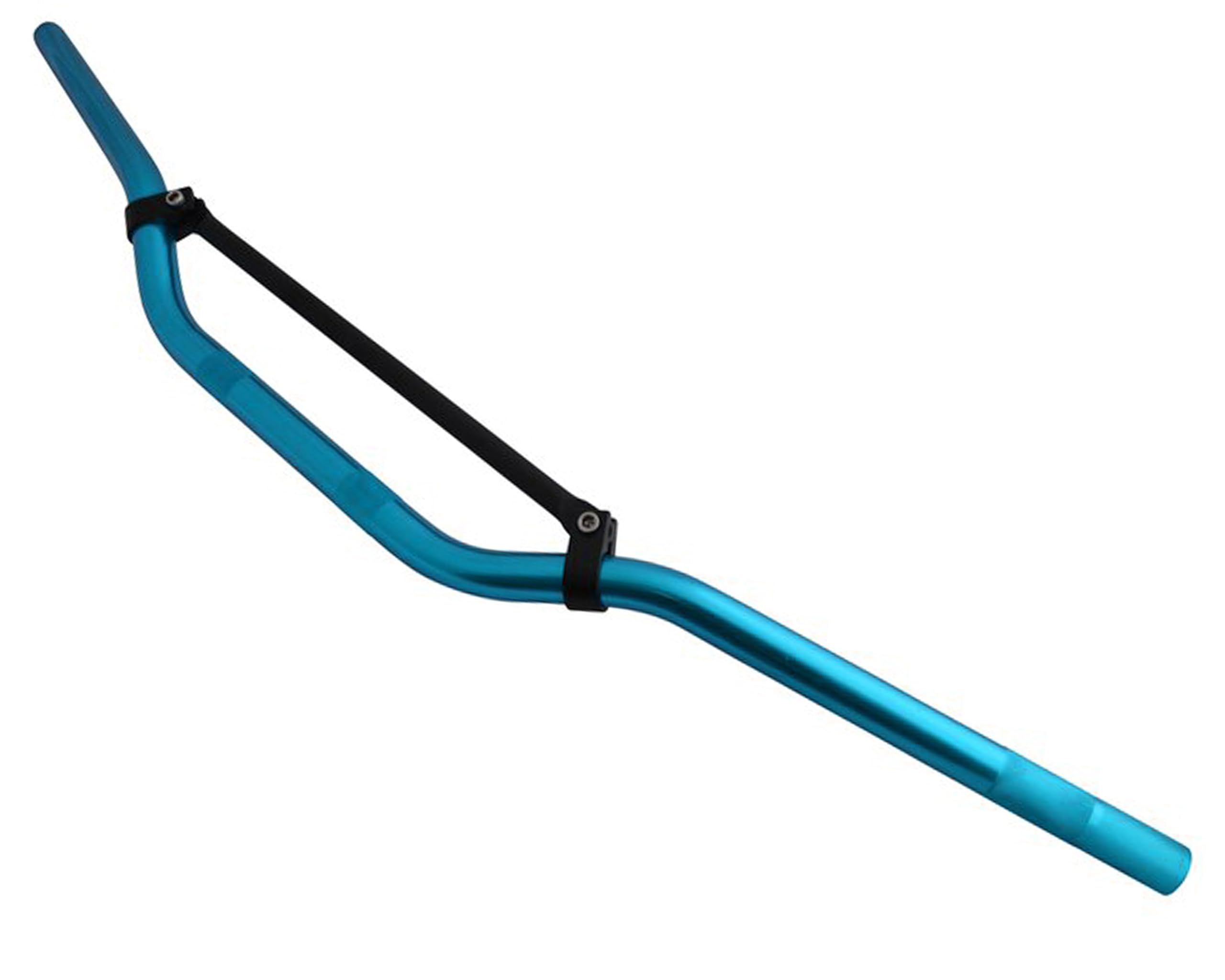 Universal 22mm 7/8" Motorcycle Handlebars with Cross Brace Bar | Motocross, Streetfighter, Supermoto, Enduro | Blue