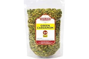 JIMIDAR SHUDH GREEN CARDAMOM 1 LB | 16 oz Green Cardamom Pods Spice (Hari Elachi) ~ All Natural | Vegan | Gluten Friendly | NON-GMO | Product of India