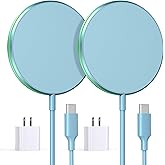 2 Pack Magnetic Wireless Charger 15W Apple Mag-Safe Charger with 20W Adapter for iPhone 15/14/13/12 Pro/Max/Plus/Mini and Air