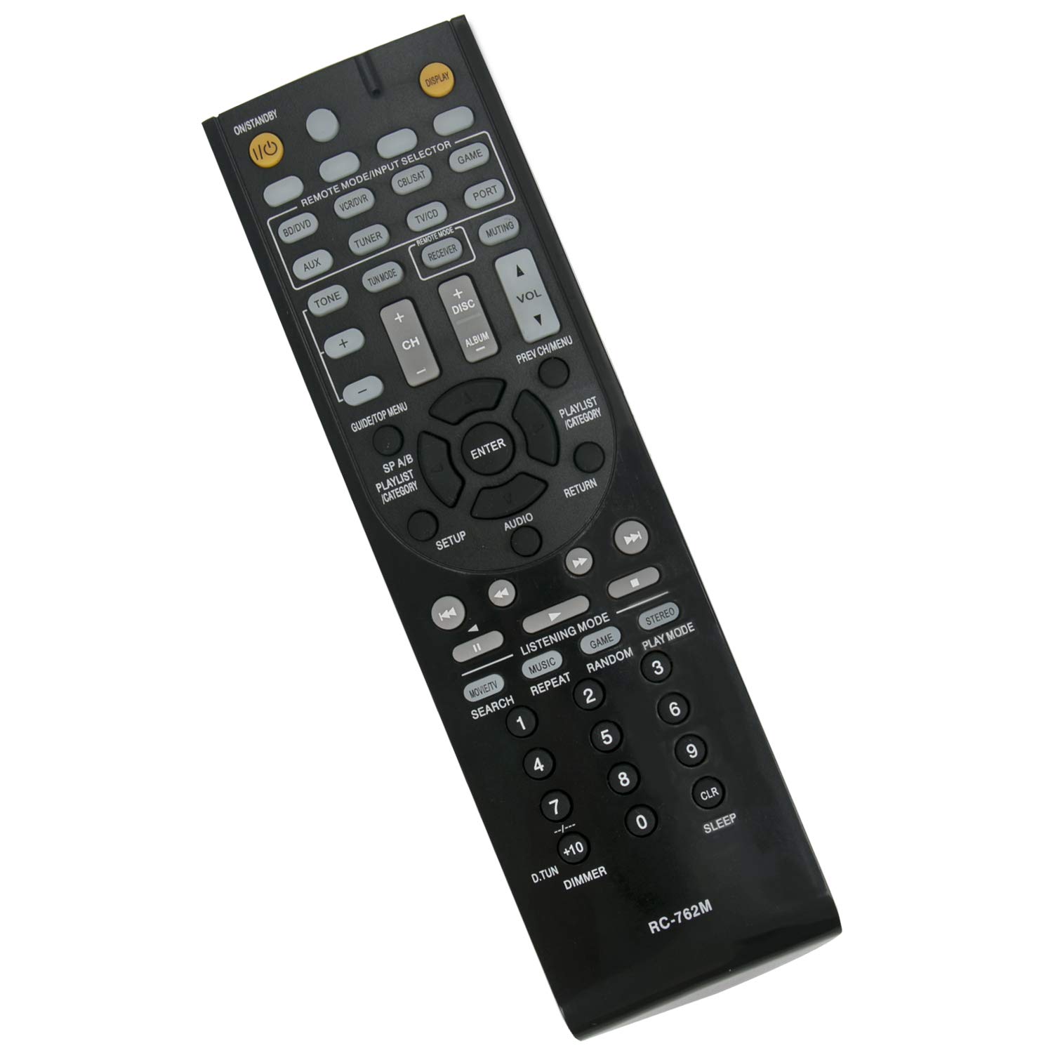 VINABTY RC-762M Remote Control Replacement for Onkyo AV Receiver AVX280 AVX290 HTR280 HTR290 HTR380 HTR390 HTR538 HTRC230 HTS3300 HTS3400 HTS3400B HTS5305 SKC-380C SKF-380R SKR-380L TXSR308 HT-S3405