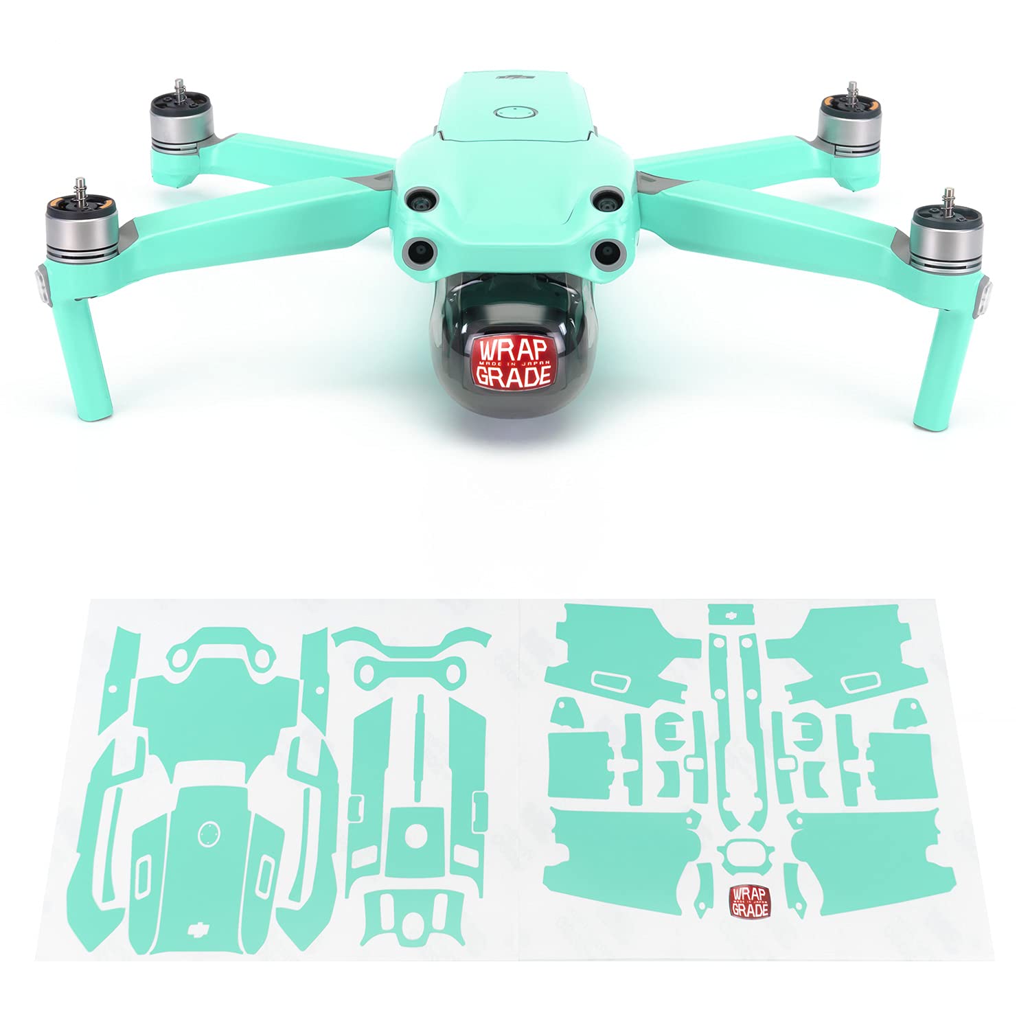 Wrapgrade Main Unit Skin DJI Compatible with DJI Air 2S (MINT BLUE)