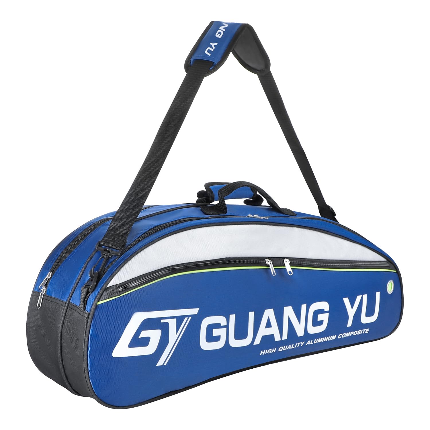 XGOPTS 6 Racquet Badminton Racket Bag Single Shoulder Squash Racket Bag with Shoes Storage Waterproof Dustproof Gym Bag Large Capacity Sports Euipments Handbag for Badminton Racquets and Tennis