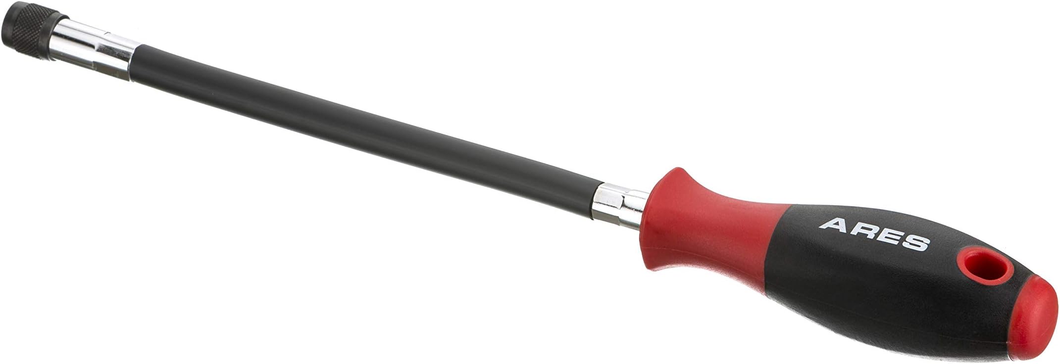 ARES 70015 - Flexible Screwdriver - 1/4-Inch Drive Quick Release Bit Holder - Strong and Flexible Shaft - Allows for Access to Tight and Confined Spaces
