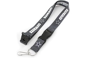 Aminco NFL Dallas Cowboys Team Lanyard, Charcoal