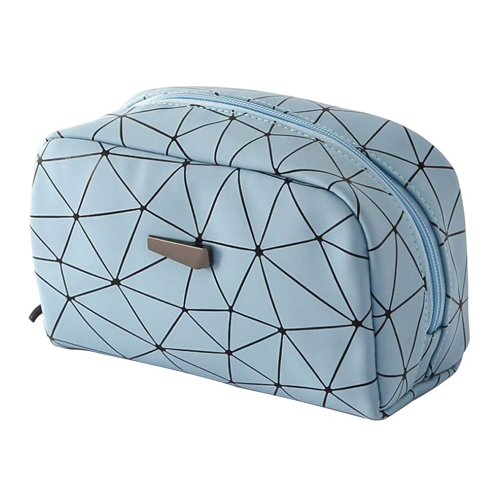 Generic ZYUC Blue Makeup Bag, Acrylic