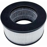 Nispira LR124 True HEPA Replacement Filter for CVS Health Desktop Air Purifier 3-in-1 True HEPA Activated Carbon, 1 Pack
