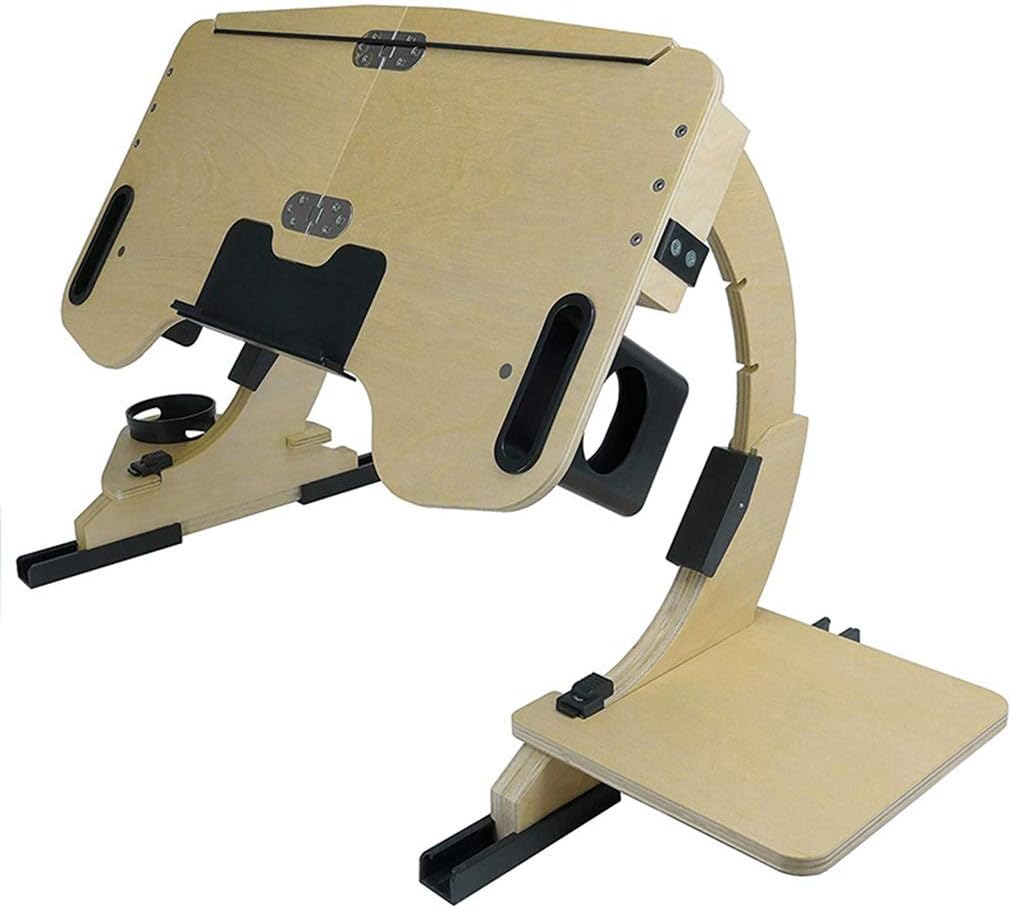 Amazon.de: Laptoptisch fürs Bett, höhenverstellbar faltbar Laptopständer Betttisch Frühstücktisch