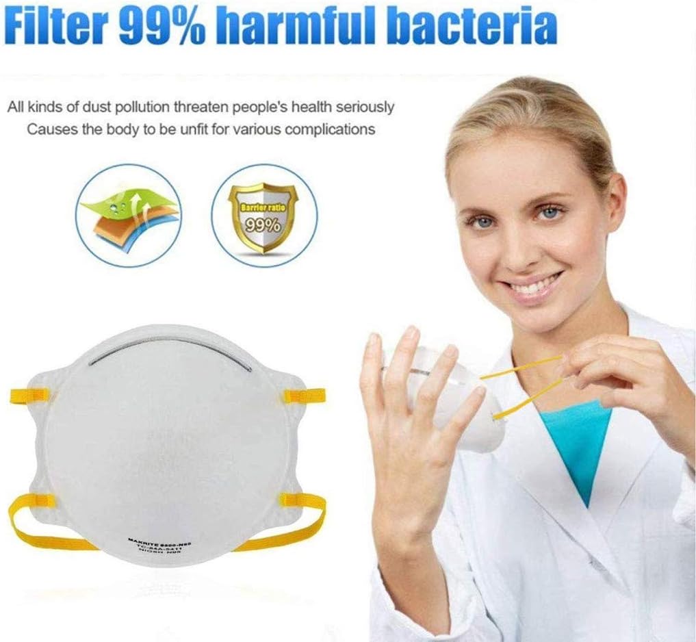 Prunes 1PCS Breathrable Round mäsk KN95 95% Filtration, Respirator Filters Comfortable Blocking PM2.5 Haze, Pollen, Exhaust Gas Medical mäsk Disposable Face mäsk Dust Protection Surgical mäsks
