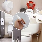LAMXD 3 Pcs Plastic Toilet Paper Roller Spring Loaded White Adjustable view 6