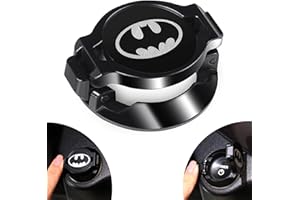 EPOCHHIKE Push Start Button Cover, Batman Style Suitable for Car Engine Start Stop Button Cover Protector, Cool Car Accessories Interior Decor Sticker Motorcycle Key Ignition Switch Cover, Black