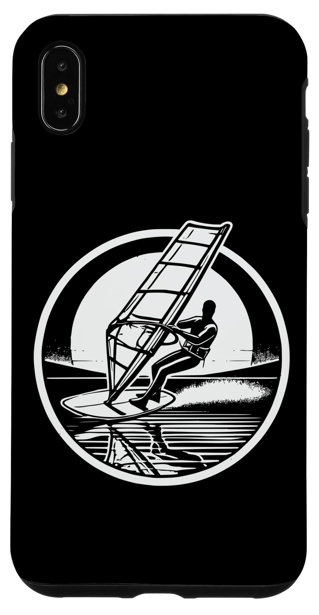 iPhone XS Max Standing Sailing Surfboard Sailing Windsurfing Wave Rider Case
