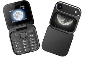 VBESTLIFE 2G Unlocked Flip Phone, Dual SIM Seniors Mobile Phone with Bluetooth 4.0, MP3, Large Buttons & Loud Speaker, 3.5mm 