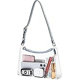 Wuflyover Clear Bag for Stadium Events - Adjustable Strap Clear Shoulder Bag for Concerts & Sports, Game Day Approved