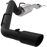MBRP S5090BLK Exhaust System Cat Back (2017 - UP Chev/GMC Colorado/Canyon 2.5L/3.6L 3", Turn Down, Black Coated), 1 Pack