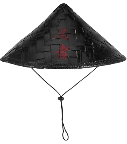 Amazon.com: Rice Hat Handmade Japan Samurai Hat Bamboo Knight