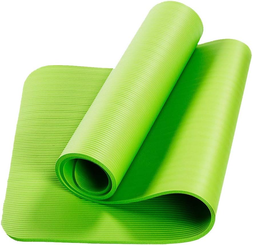 Kumono Extra Thick Yoga Pilates Mat - All Purpose Durable 10mm Thickness Non-Slip Yoga Mat Pilates & Floor Workouts