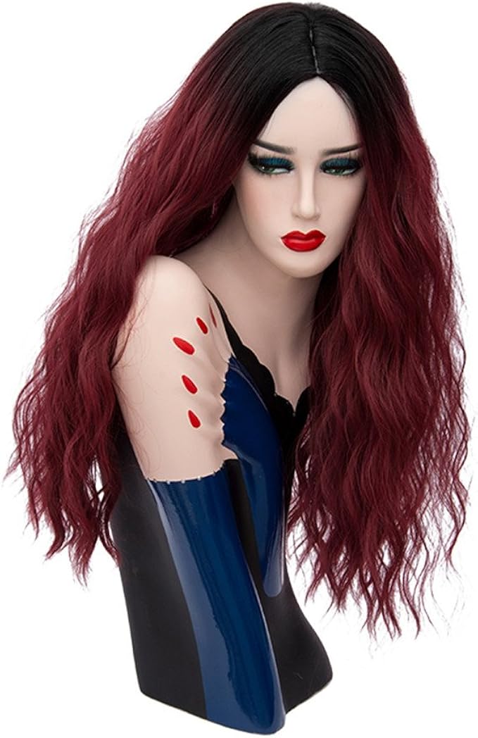 Longlove Halloween makeup fashion decoration in long wig (LW1545r F10